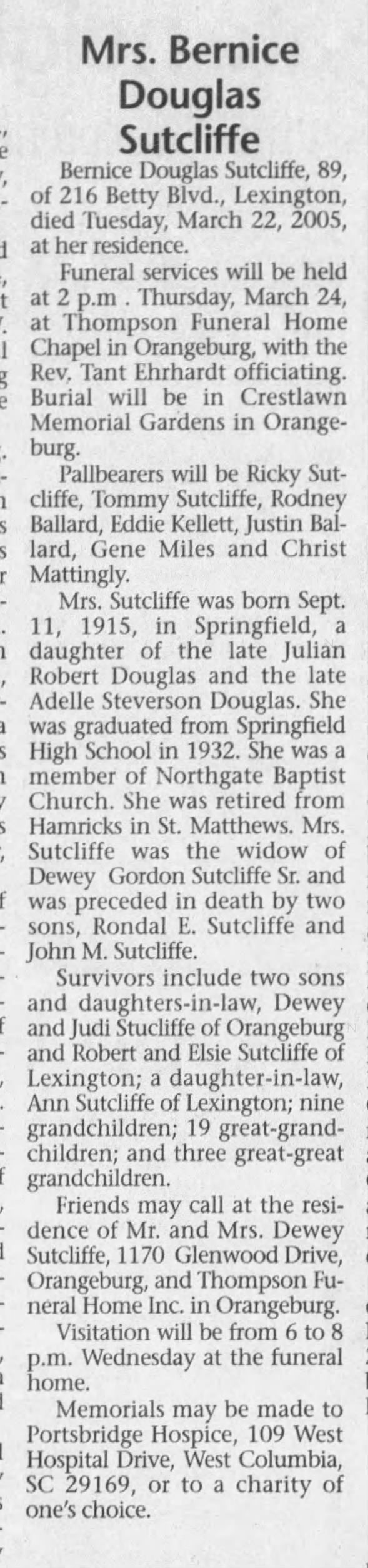 Clipping from The Times and Democrat